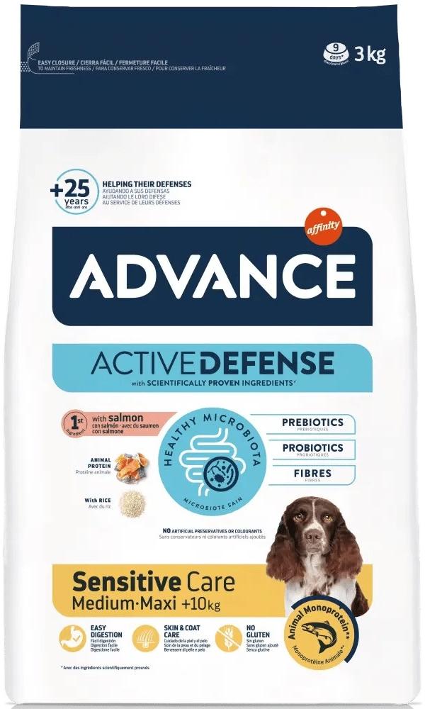 Advance Dog Sensitive Salmon and Rice ЛОСОСЬ корм для собак средних и крупных пород 3 кг (524319)